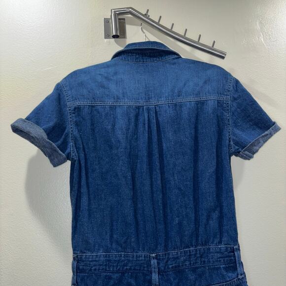 AG Adriano Goldschmied “Rhonda” Utility Denim Romper – Size Small - Picture 8 of 15